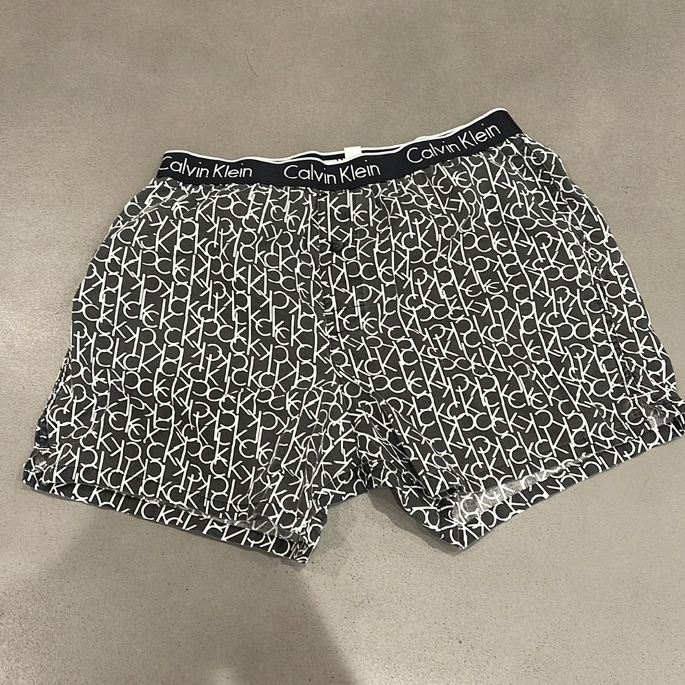 Calvin Klein boxers with CK print